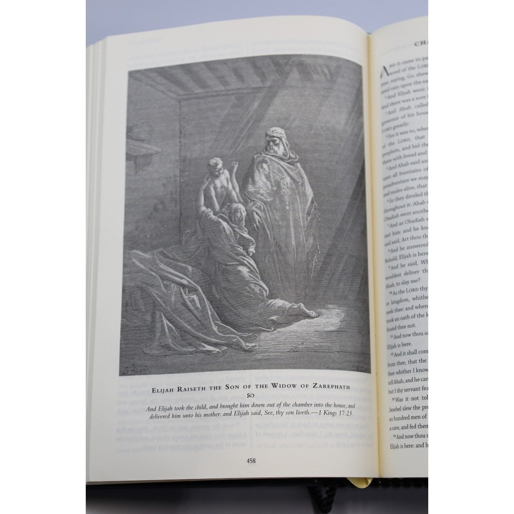 The Holy Bible Illustrated KJV Canterbury Classics Leather Bound Gold Edge HC - Picture 7 of 9